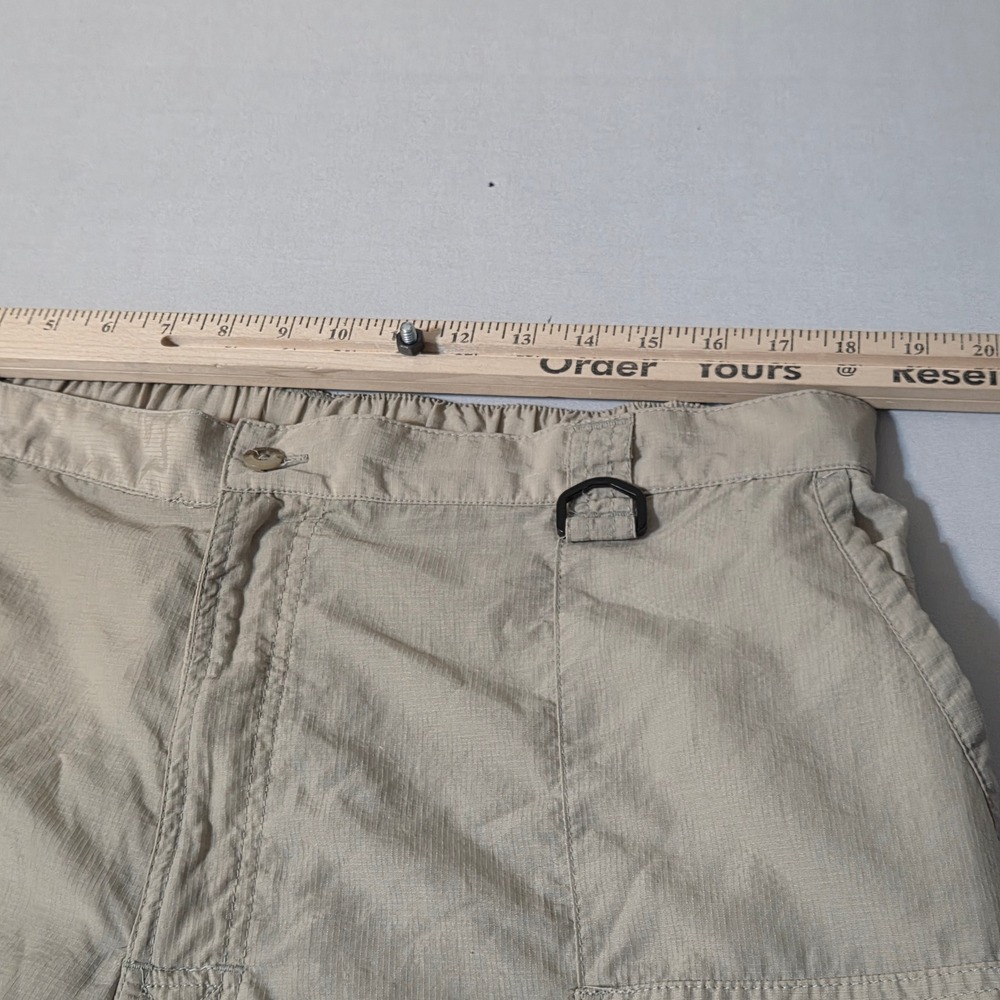 Columbia PFG Convertible Pants Mens XL Tan Fishing Cargo Zip Off Leg - Picture 5 of 10